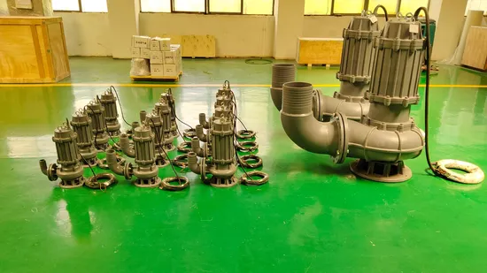 Non-Clog Centrifugal Submersible Sewage Pump Sand River Water